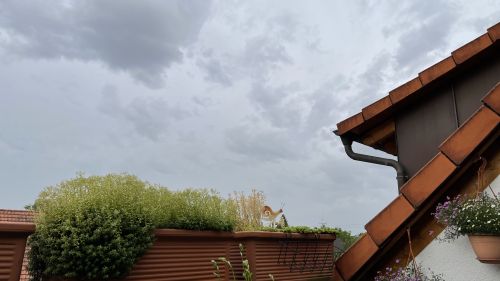 Graue Wolken