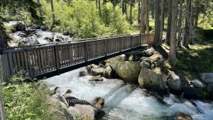 Brücke über Bergbach